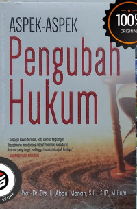 Aspek Aspek Pengubah Hukum