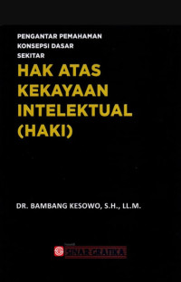 Pengantar Pemahaman Konsepsi Dasar Sekitar Hak Atas Kekayaan Intelektual (HAKI)