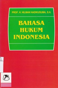 Bahasa Hukum Indonesia