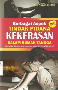 Berbagai Aspek  Tindak Pidana Kekerasan Dalam Rumah Tangga