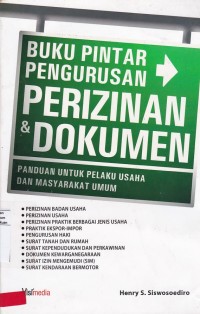 Buku Pintar Pengurusan Perijinan Dokumen