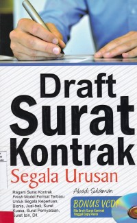 Draft Surat Kontrak Segala Urusan