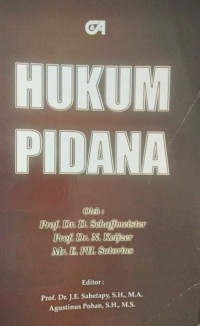 Hukum Pidana