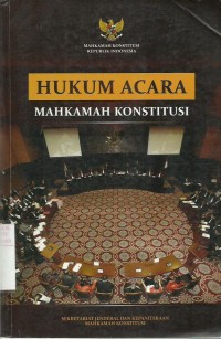 Hukum Acara Mahkamah Konstitusi