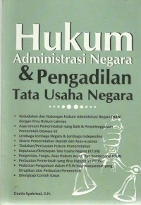 Hukum Administrasi Negara & Pengadilan Tata Usaha Negara