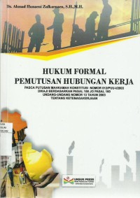 Hukum Formal Pemutusan Hubungan Kerja