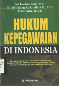 Hukum Kepegawaian di Indonesia