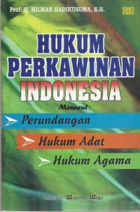 Hukum Perkawinan Indonesia