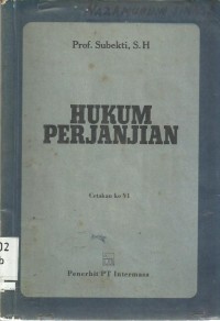 Hukum Pernjanjian