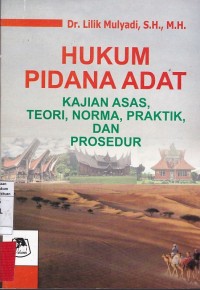 Hukum Pidana Adat