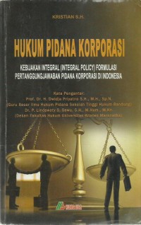 Hukum Pidana Korporasi