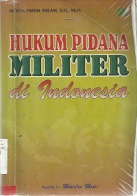 Hukum Pidana Militer di Indonesia