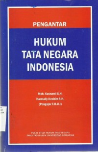 Pengantar Hukum Tata Negara Indonesia