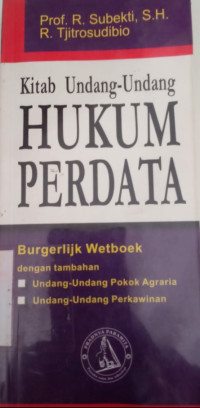 Kitab Undang-Undang Hukum Perdata