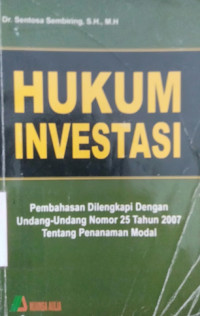 Hukum Investasi