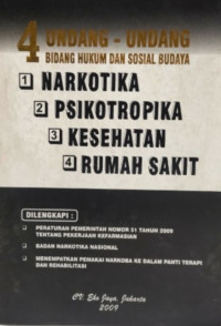 4 Undang-Undang Bidang Hukum Dan Sosial Budaya