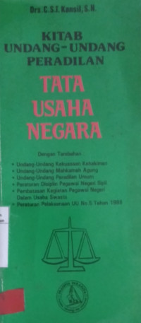 Kitab Undang-Undang Peradilan Tata Usaha Negara