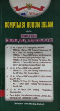 Image of kompilasi Hukum Islam dan Undang-Undang Perkawinan, Wakaf, & Penyelenggaraan Haji