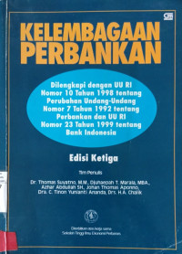 Kelembagaan Perbankan-Edisi Ketiga