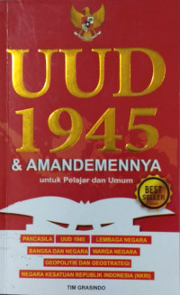 UUD 1945 & Amandemennya Untuk Pelajar dan Umum-Best Seller