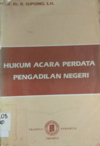 Hukum Acara Perdata Pengadilan Negeri