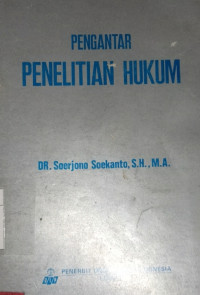 Pengantar Penelitian Hukum-