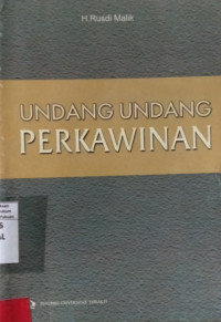 Undang-Undang Perkawinan