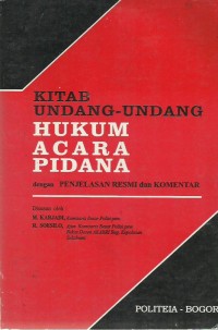 Kitab Undang-Undang Hukum Acara Pidana