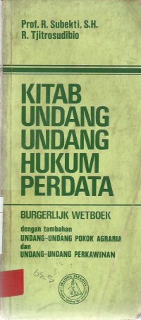 Kitab Undang-undang Hukum Perdata