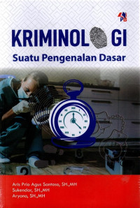 Kriminologi Suatu Pengenalan Dasar