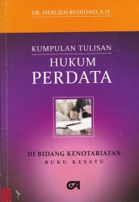 Kumpulan Tulisan Hukum Peradata