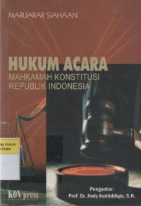 Hukum Acara Mahkamah Konstitusi Republik Indonesia