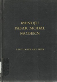 Menuju Pasar Modal Modern