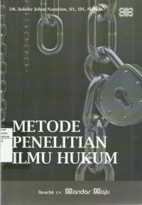 Metode Penelitian Ilmu Hukum