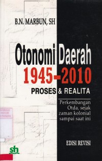 Otonimi Daerah 1945 - 2010 Proses & Realita