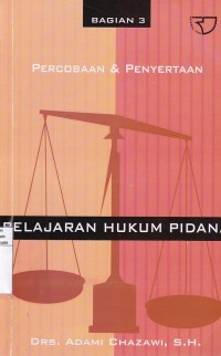 Pelajaran Hukum Pidana (Bagian 3)