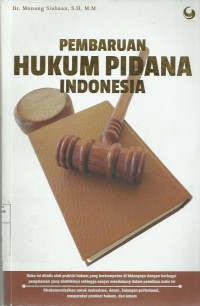 Pembaruan Hukum Pidana Indonesia