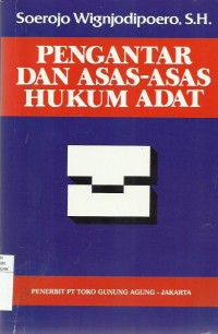 Pengantar Dan Asas-Asas Hukum Adat