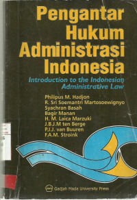 Pengantar Hukum Administrasi Indonesia