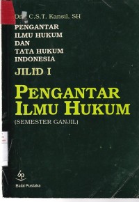 Pengantar Ilmu Hukum