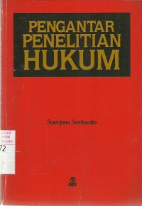 Pengantar Penelitian Hukum