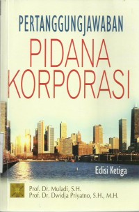 Pertanggungjawaban Pidana Korporasi