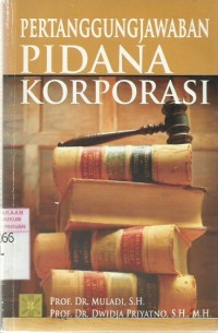 Pertanggungjawaban Pidana Korporasi