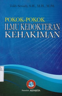 Pokok Pokok Ilmu Kedokteran Kehakiman