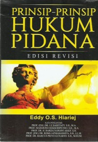 Prinsip-Prinsip Hukum Pidana