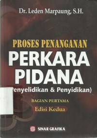 Proses Penanganan Perkara Pidana