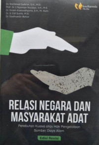 Relasi Negara dan Masyarakat Adat