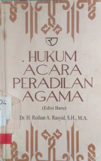 Hukum Acara Peradilan Agama (Edisi Baru)