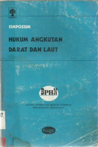 Simposium Hukum Angkutan Darat Dan Laut