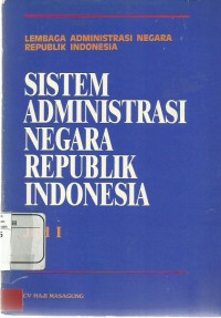 Sistem Administrasi Negara Republik Indonesia